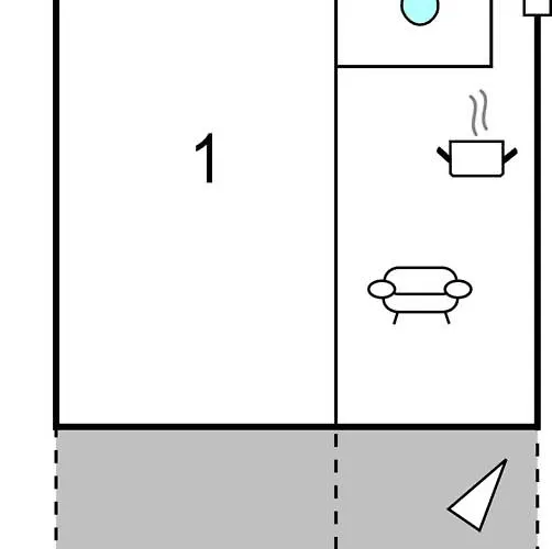 شقة One-bedroom In Hodilje